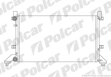 Купить РАДИАТОР ДВИГАТЕЛЯ VW LT II 2.5 TDI 07/96- Volkswagen LT Polcar 957108B1 (фото1) подбор по VIN коду, цена 2311 грн.