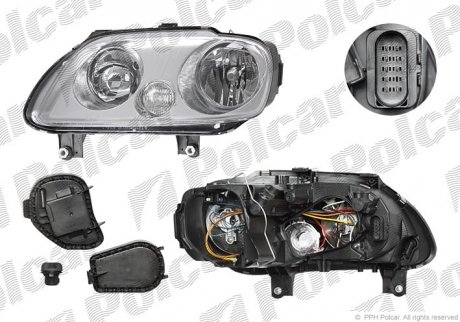 Фара передняя правая Polcar 9575103E