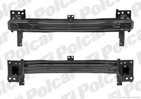 Підсилювач бампера TIGUAN, 09.07-04.11 Polcar 9585073