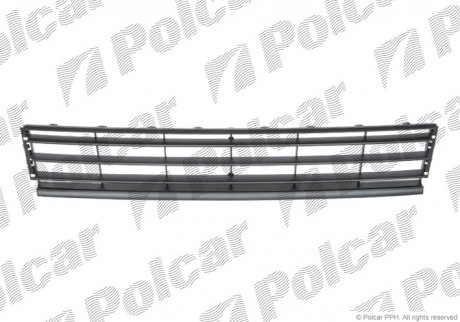 Купить Решетка в бампер (черная) Passat (B7 (36), 11.10- Volkswagen Passat Polcar 95D12710 (фото1) подбор по VIN коду, цена 598 грн.