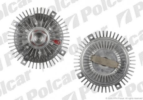 Вискомуфта Bmw 1,6-2,5 E30/34/36 (на 4 болта) BMW E30, E36, E12, E28, E34, E39 Polcar sv-5008s