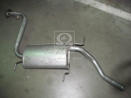 Алюм глушник. сталь, задн. частина Mazda 323 85-89 1.1-1.5/1.7D POLMOSTROW 12.04
