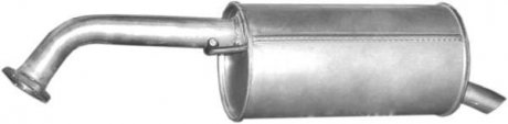 Глушник (задня частина) алюмінійована сталь Mazda Premacy 2.0 Ditd (99-05), Mazda 323 F 2.0itd POLMOSTROW 12.205