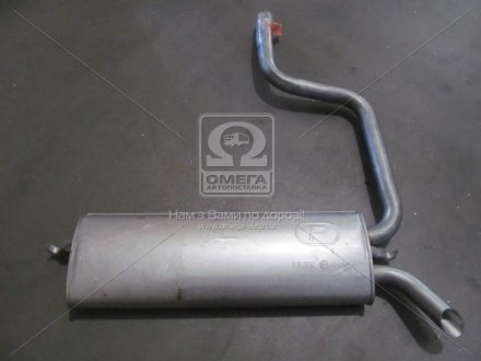 Глушитель алюм. сталь, задн. часть Mercedes 124 85-96 2.0-3.0 24V/3.0D kombi POLMOSTROW 13.33