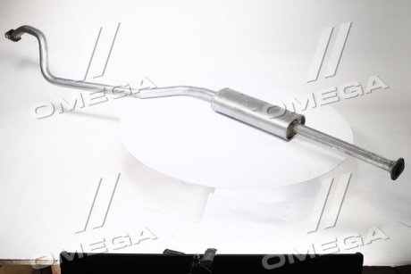 Резонатор (середня частина) алюмінієва сталь Nissan Almera 1.5 (00-) POLMOSTROW 15.371