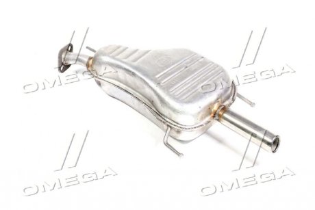 Глушник (задня частина) алюмінійована сталь Opel Astra G 1.8i, 2.0i 16V HB (98-) POLMOSTROW 17.297