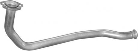 Глушитель, алюм. сталь, передн. часть Renault Clio 1.2 1.4 90-94 Renault Clio POLMOSTROW 21.301 (фото1)