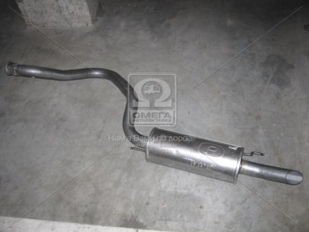 Глушитель алюм. сталь, задн. часть Toyota Land Cruiser 4.2 Turbo Diesel 06- POLMOSTROW 26.297