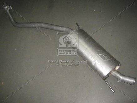 Глушитель алюм. сталь, задн. часть VW Transporter IV 90-95 2.0 2.5 1.9D 1.9TD 2.4D POLMOSTROW 30.214