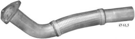 Купить Труба глушителя Mercedes T1/T2 POLMOSTROW 6962 (фото1) подбор по VIN коду, цена 2144 грн.