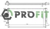 Купить Радиатор охлаждения PROFIT 1740-0017 (фото1) подбор по VIN коду, цена 1664 грн.