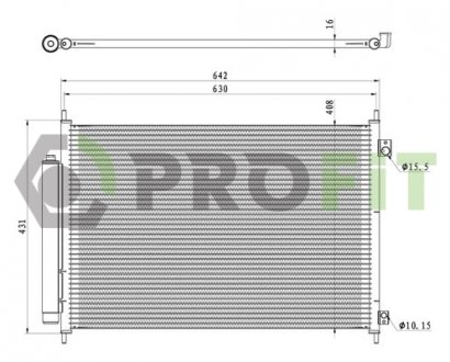 Конденсер кондиціонера PROFIT 1770-0251
