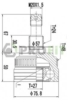 ШРУС PROFIT 2710-1367