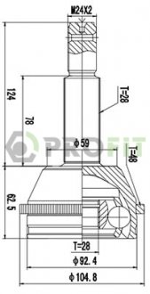 ШРУС Ford Transit PROFIT 2710-1674