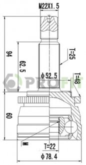 ШРУС PROFIT 2710-3032