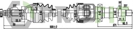 Піввісь Ford Focus PROFIT 2730-0373