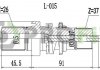 Купить Полуось PROFIT 2730-3014 (фото1) подбор по VIN коду, цена 1098 грн.