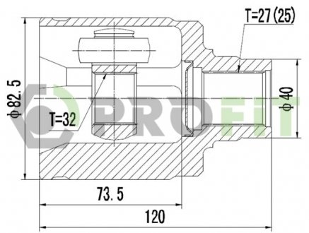 ШРУС PROFIT 2810-2045