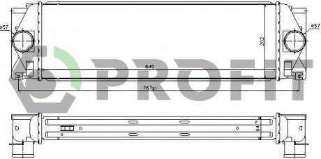 Радиатор наддува PROFIT 3646T3