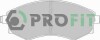 Купить Колодки тормозные дисковые PROFIT 5000-0600 (фото1) подбор по VIN коду, цена 488 грн.
