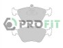 Купити Колодки гальмівні дискові PROFIT 5000-0901 (фото1) підбір по VIN коду, ціна 694 грн.