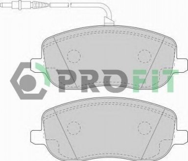 Колодки гальмівні дискові Citroen C8, Jumpy, Peugeot Expert, Fiat Scudo, Peugeot 807 PROFIT 5000-1556