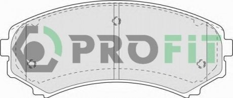 Купити Колодки гальмівні дискові Mitsubishi Pajero, Grandis PROFIT 5000-1603 (фото1) підбір по VIN коду, ціна 698 грн.