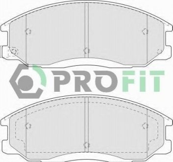 Колодки тормозные дисковые SsangYong Rexton PROFIT 5000-1605