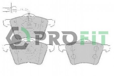 Колодки тормозные дисковые Volkswagen Sharan, Ford Galaxy PROFIT 5000-1654