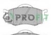 Купить Колодки тормозные дисковые KIA Rio, Hyundai Accent, I20 PROFIT 5000-1905 (фото1) подбор по VIN коду, цена 643 грн.