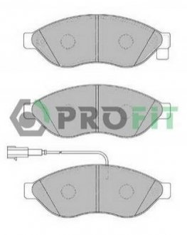 Купить Колодки тормозные дисковые Fiat Ducato, Peugeot Boxer, Citroen Jumper PROFIT 5000-1923 (фото1) подбор по VIN коду, цена 1132 грн.