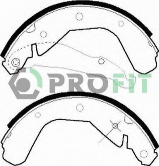 Колодки тормозные барабанные Opel Corsa, Kadett PROFIT 5001-0216