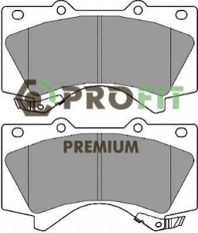 Купити Колодки гальмівні дискові Lexus LX, Toyota Land Cruiser, Sequoiva, Tundra PROFIT 5005-4229 (фото1) підбір по VIN коду, ціна 1014 грн.