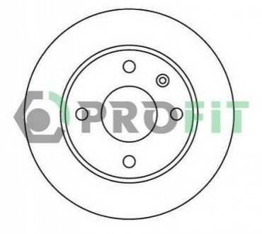 Диск гальмівний Ford Orion, Sierra, Fiesta, Escort, KA PROFIT 5010-0183