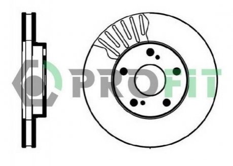 Диск тормозной Toyota Camry, Lexus ES, Toyota Previa, Avensis PROFIT 5010-0501