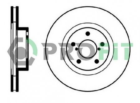 Диск гальмівний Subaru Legacy, Impreza, Forester, Outback PROFIT 5010-0679