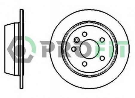 Диск тормозной Mercedes Vito, V-Class PROFIT 5010-0861