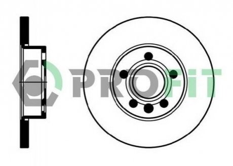 Диск тормозной Volkswagen Transporter, LT PROFIT 5010-1011