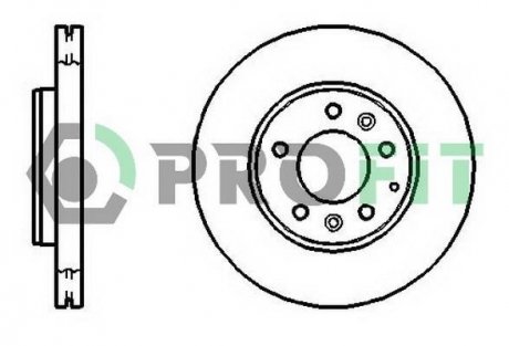 Диск тормозной Mazda 6 PROFIT 5010-1210