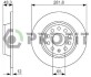 Купить Диск тормозной Volkswagen Passat, Golf, Skoda Octavia, Volkswagen Sharan, Skoda Superb, Volkswagen Tiguan, Skoda Yeti, Audi A3, Volkswagen Jetta, Audi Q3, Volkswagen Touran PROFIT 5010-1306 (фото1) подбор по VIN коду, цена 1001 грн.