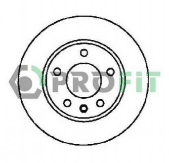 Диск тормозной Toyota Corolla, Yaris, Zaz Forza, Toyota Prius PROFIT 5010-1311