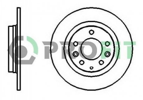 Диск тормозной Mazda 6 PROFIT 5010-1500