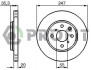 Купить Диск тормозной Citroen C1, Peugeot 107 PROFIT 5010-1527 (фото1) подбор по VIN коду, цена 858 грн.