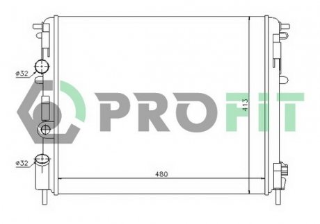 Радиатор охлаждения PROFIT 6037N3