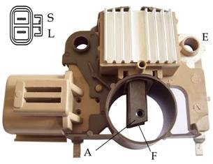 Регулятор напруги генератора Nissan Sunny, Primera, Mazda 626 PROFIT 7134-0088