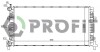 Купити Радіатор охолоджування Seat Ibiza, Skoda Roomster, Audi A1, Skoda Fabia, Volkswagen Polo, Skoda Rapid, Seat Toledo, Volkswagen Jetta PROFIT 9504A5 (фото1) підбір по VIN коду, ціна 1910 грн.