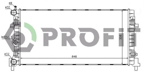 Радіатор охолоджування PROFIT 9504A5