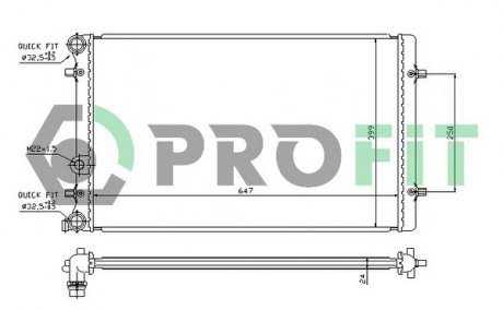 Радиатор охлаждения PROFIT 9523A2