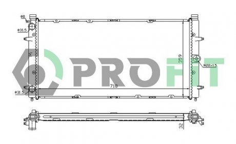 Радиатор охлаждения PROFIT 9558A1