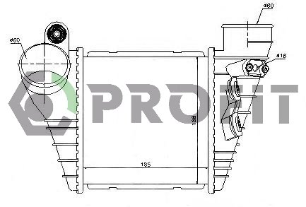 Радиатор наддува PROFIT 9558T1
